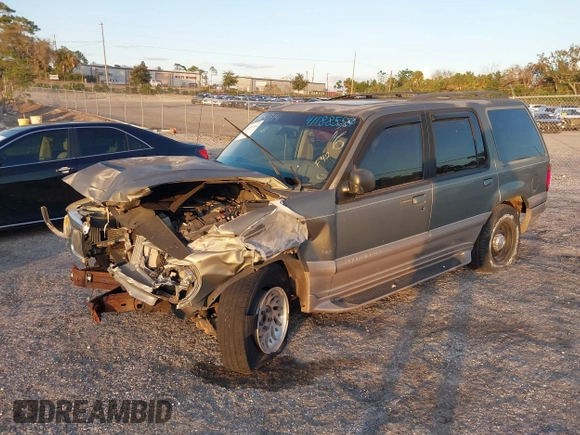 2001 Mercury Mountaineer with VIN 4M2ZU86P31UJ03416, listed as a IAAI auction lot 41188554 with 160,125 mi miles and . Bid and sale history available at DreamBid. Image 2.