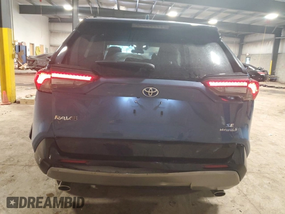 2024 Toyota RAV4 Hybrid SE with VIN 2T3T6RFVXRW064008, listed as a Copart auction lot 55734465 with 13,655 mi miles and Salvage title. Bid and sale history available at DreamBid. Image 6.