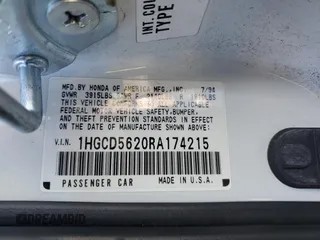 1994 Honda Accord DX with VIN 1HGCD5620RA174215, listed as a Copart auction lot 46166095 with 100,754 mi miles and Salvage Title. Bid and sale history available at carsss.com. Image 14.