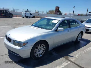 2003 BMW 7 Series 745i with VIN WBAGL63423DP66443, listed as a IAAI auction lot 41993529 with 163,993 mi miles and . Bid and sale history available at DreamBid. Image 2.