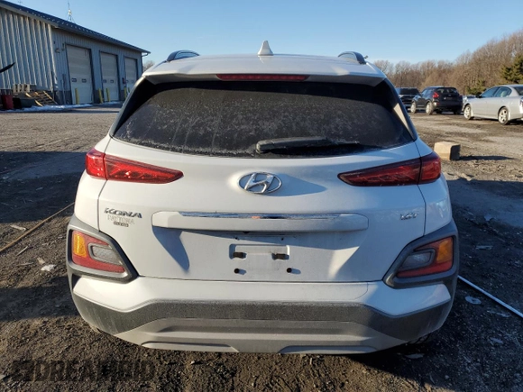 2021 Hyundai Kona Limited with VIN KM8K33A53MU602509, listed as a Copart auction lot 42932075 with 48,191 mi miles and Salvage Title. Bid and sale history available at carsss.com. Image 6.