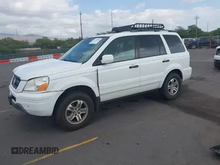 2005 Honda Pilot EX-L with RES with VIN 2HKYF186X5H530910, listed as a IAAI auction lot 41167862 with 199,775 mi miles. Bid and sale history available at carsss.com. Image 2.