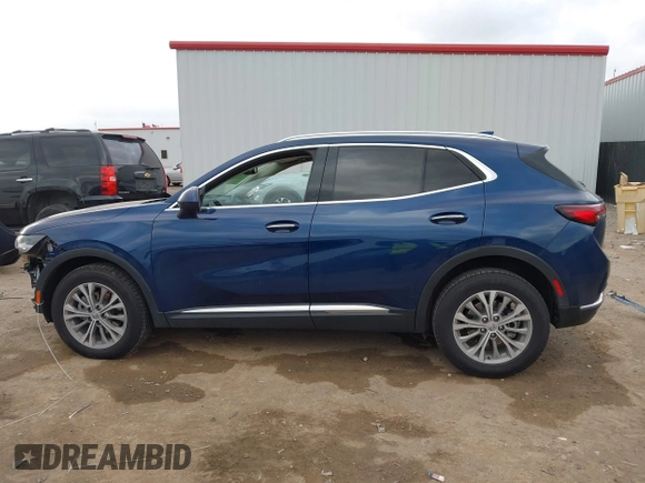 2022 Buick Envision Preferred with VIN LRBAZLR41ND068887, listed as a IAAI auction lot 41168277 with 33,997 mi miles. Bid and sale history available at carsss.com. Image 15.