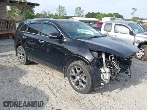 2016 Kia Sorento SX with VIN 5XYPK4A56GG145526, listed as a IAAI auction lot 41947872 with 89,601 mi miles. Bid and sale history available at carsss.com. Image 1.
