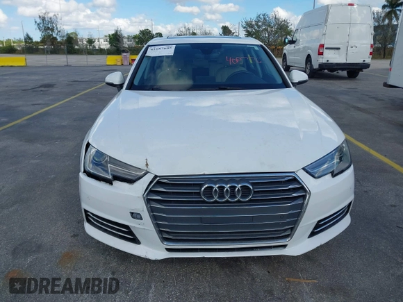 2017 Audi A4 Premium with VIN WAUGNAF4XHN004732, listed as a IAAI auction lot 41687605 with 102,191 mi miles. Bid and sale history available at carsss.com. Image 6.