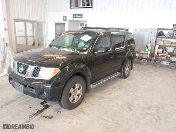 2006 Nissan Pathfinder SE with VIN 5N1AR18U96C609985, listed as a IAAI auction lot 41616319 with 148,456 mi miles. Bid and sale history available at carsss.com. Image 2.