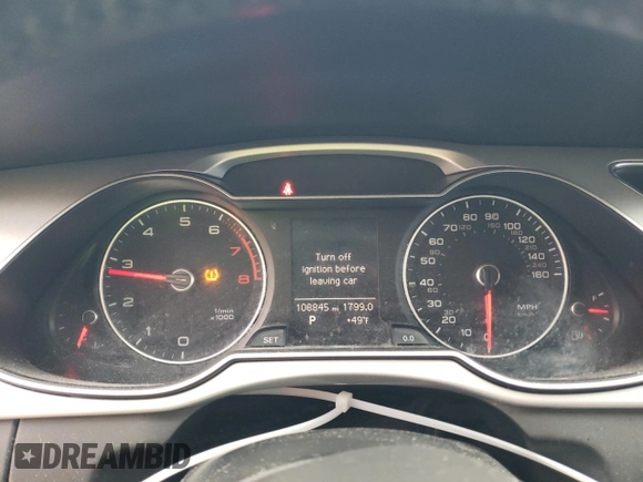 2016 Audi A4 Premium with VIN WAUAFAFL7GN012229, listed as a Copart auction lot 47743445 with 108,845 mi miles and Clean Title. Bid and sale history available at carsss.com. Image 9.
