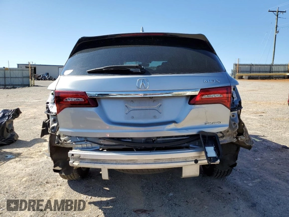 2020 Acura MDX w/Technology Pkg with VIN 5J8YD4H59LL022596, listed as a Copart auction lot 52285135 with 66,515 mi miles and Salvage Title. Bid and sale history available at carsss.com. Image 6.
