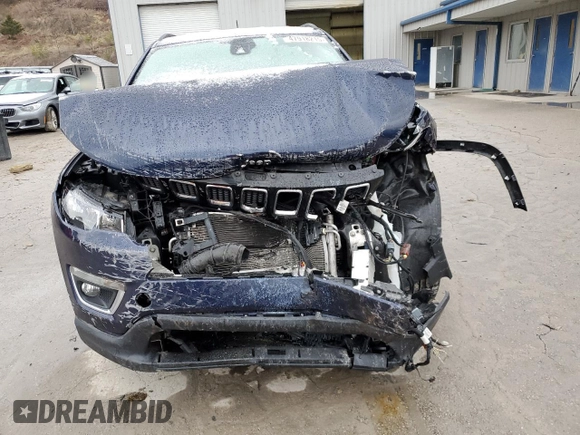 2021 Jeep Compass Limited with VIN 3C4NJDCBXMT602906, listed as a Copart auction lot 47918215 with 70,784 mi miles and Salvage Title. Bid and sale history available at DreamBid. Image 5.