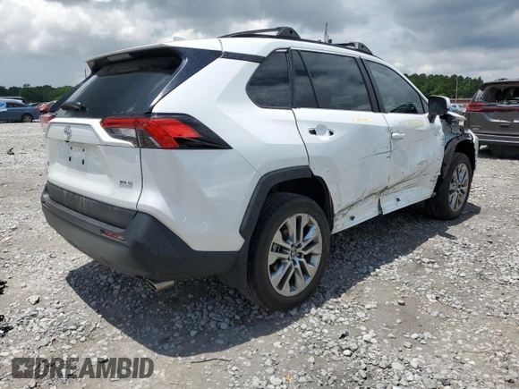 2024 Toyota RAV4 XLE Premium with VIN 2T3C1RFV5RW349729, listed as a Copart auction lot 59033195 with 10,524 mi miles and Salvage title. Bid and sale history available at DreamBid. Image 3.