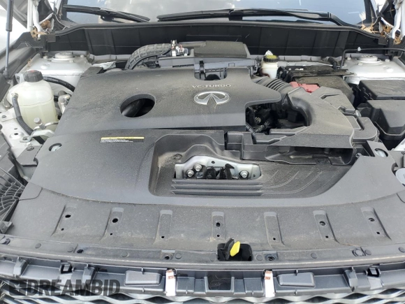 2020 Infiniti QX50 Luxe with VIN 3PCAJ5M14LF100495, listed as a Copart auction lot 60150975 with 33,729 mi miles and Non repairable. Bid and sale history available at DreamBid. Image 12.