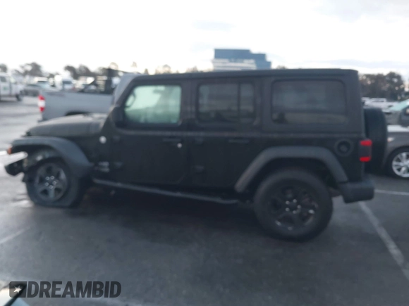 2018 Jeep Wrangler Unlimited Sport z VIN 1C4HJXDNXJW206732, wystawiony jako IAAI lot #41431655 z przebiegiem 38 949 mil mil oraz . Historia ofert i sprzedaży dostępna na DreamBid. Obrazek 14.