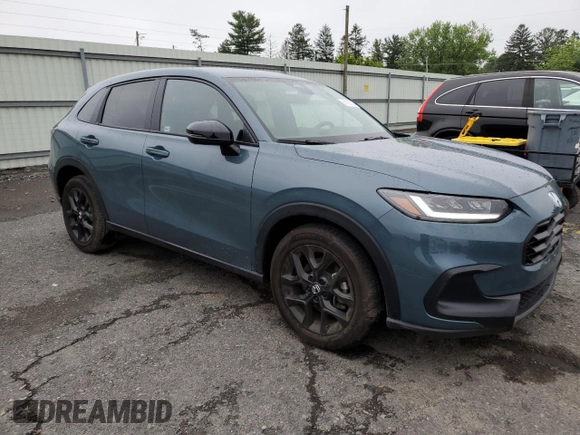 2024 Honda HR-V Sport z VIN 3CZRZ2H59RM756956, wystawiony jako Copart lot #61180725 z przebiegiem 4 788 mil mil oraz Szkoda całkowita • Salvage title. Historia ofert i sprzedaży dostępna na DreamBid. Obrazek 4.