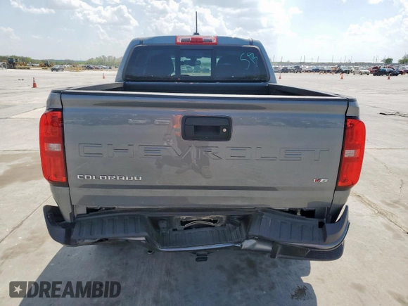 2022 Chevrolet Colorado 2WD Z71 with VIN 1GCGSDEN8N1217141, listed as a Copart auction lot 50622635 with 25,531 mi miles and Salvage title. Bid and sale history available at DreamBid. Image 4.