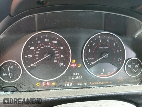 2016 BMW 3 Series 328i with VIN WBA8E9C52GK648256, listed as a Copart auction lot 50982565 with 86,527 mi miles and Salvage Title. Bid and sale history available at DreamBid. Image 9.