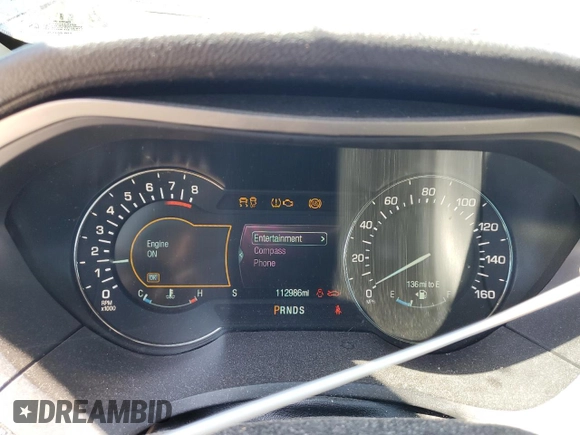 2016 Lincoln MKZ with VIN 3LN6L2G93GR614922, listed as a Copart auction lot 53510295 with 112,986 mi miles and Clean Title. Bid and sale history available at DreamBid. Image 9.