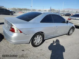 2001 Honda Civic EX with VIN 1HGEM21951L002346, listed as a Copart auction lot 89365405 with 126,637 mi miles and Salvage Title. Bid and sale history available at carsss.com. Image 3.