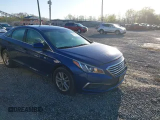2016 Hyundai Sonata 2.4L SE with VIN 5NPE24AF1GH333265, listed as a IAAI auction lot 42038162 with 109,346 mi miles. Bid and sale history available at carsss.com. Image 1.