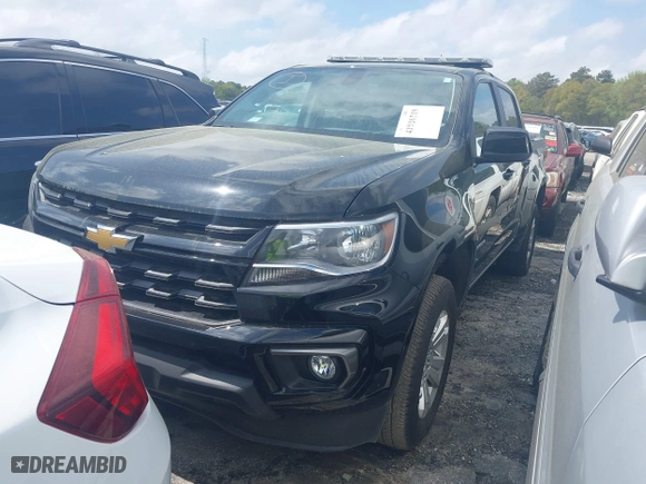 2022 Chevrolet Colorado 2WD LT with VIN 1GCGSCENXN1138032, listed as a IAAI auction lot 41910219 with 62,364 mi miles. Bid and sale history available at carsss.com. Image 17.