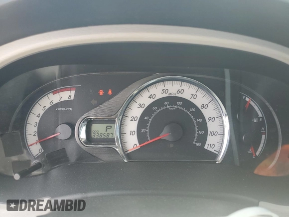 2012 Toyota Sienna SE with VIN 5TDXK3DCXCS229804, listed as a Copart auction lot 45532935 with 338,587 mi miles and Clean Title. Bid and sale history available at carsss.com. Image 9.