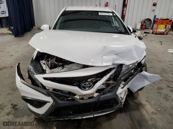 2021 Toyota Camry SE Nightshade with VIN 4T1G11AK7MU403775, listed as a Copart auction lot 45712155 with 76,988 mi miles and Salvage Title. Bid and sale history available at carsss.com. Image 5.