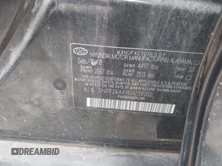 2019 Hyundai Sonata SE with VIN 5NPE24AF1KH739202, listed as a IAAI auction lot 42091269 with 76,578 mi miles and . Bid and sale history available at carsss.com. Image 9.