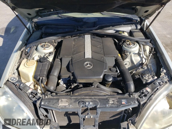 2001 Mercedes-Benz S-Class with VIN WDBNG75J81A140058, listed as a Copart auction lot 46581345 with 0 mi miles and Salvage Title. Bid and sale history available at carsss.com. Image 11.