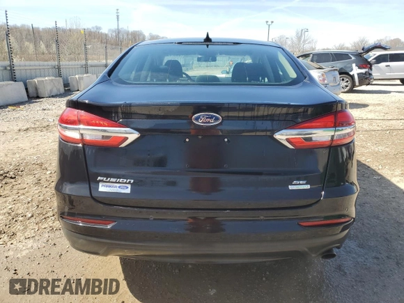 2020 Ford Fusion SE with VIN 3FA6P0HD0LR107847, listed as a Copart auction lot 49973185 with 89,778 mi miles and Non repairable. Bid and sale history available at DreamBid. Image 6.