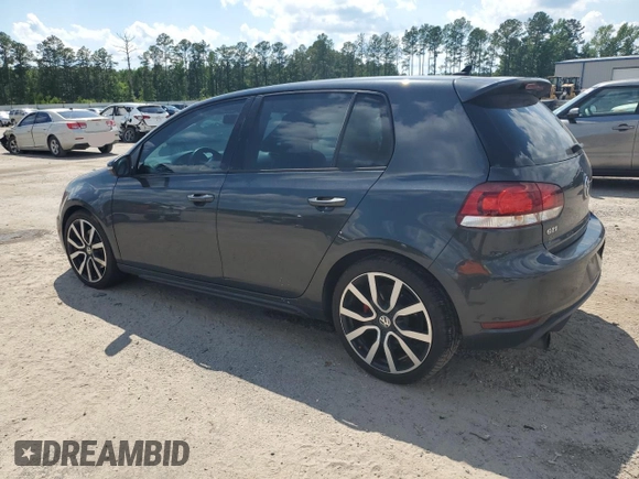 2012 Volkswagen GTI with VIN WVWHV7AJ3CW149850, listed as a Copart auction lot 57158465 with 106,204 mi miles and Salvage title. Bid and sale history available at DreamBid. Image 2.