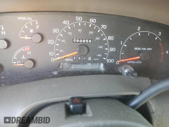 2001 Ford Excursion Limited z VIN 1FMSU43F71EA62211, wystawiony jako Copart lot #54668955 z przebiegiem 90 859 mil mil oraz Szkoda całkowita • Salvage title. Historia ofert i sprzedaży dostępna na DreamBid. Obrazek 9.