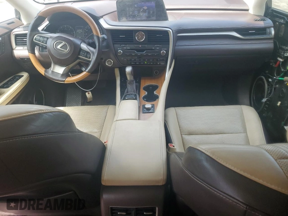 2016 Lexus RX 350 with VIN 2T2ZZMCAXGC005341, listed as a Copart auction lot 56499985 with 193,354 mi miles and Salvage title. Bid and sale history available at DreamBid. Image 8.