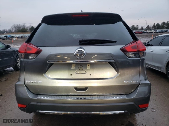 2017 Nissan Rogue SL with VIN 5N1AT2MV2HC880380, listed as a Copart auction lot 84898614 with 24,708 mi miles and Salvage Title. Bid and sale history available at carsss.com. Image 6.