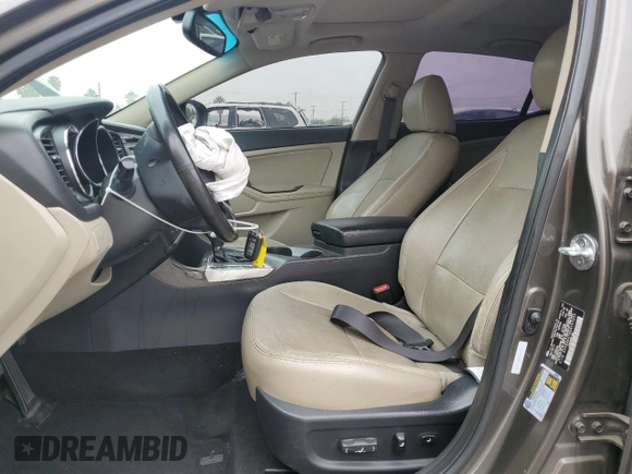 2013 Kia Optima EX with VIN 5XXGN4A78DG107255, listed as a Copart auction lot 61015475 with 168,006 mi miles and Salvage title. Bid and sale history available at DreamBid. Image 7.