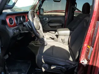 2021 Jeep Wrangler Unlimited Rubicon with VIN 1C4HJXFG7MW590231, listed as a Copart auction lot 53527475 with 26,250 mi miles and Salvage Title. Bid and sale history available at carsss.com. Image 7.