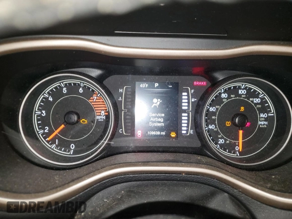 2016 Jeep Cherokee Latitude with VIN 1C4PJMCS5GW332054, listed as a Copart auction lot 86542394 with 109,639 mi miles and Salvage title. Bid and sale history available at DreamBid. Image 9.