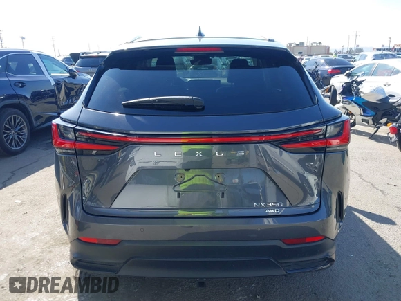 2023 Lexus NX with VIN 2T2GGCEZ4PC021190, listed as a IAAI auction lot 41579243 with 40,842 mi miles. Bid and sale history available at carsss.com. Image 17.