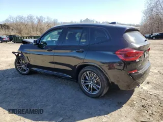 2019 BMW X3 xDrive30i with VIN 5UXTR9C54KLR05467, listed as a Copart auction lot 52189765 with Not Provided miles and Salvage Title. Bid and sale history available at DreamBid. Image 2.