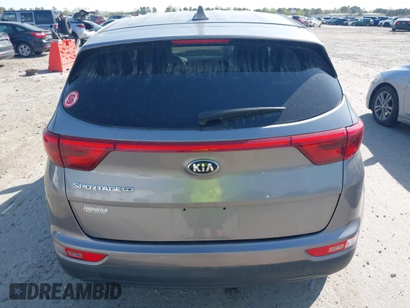 2017 Kia Sportage LX with VIN KNDPM3AC7H7166208, listed as a IAAI auction lot 41910485 with 100,211 mi miles. Bid and sale history available at carsss.com. Image 16.
