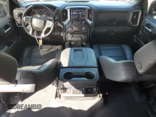 2020 Chevrolet Silverado 1500 LTZ with VIN 1GCUYGELXLZ153782, listed as a Copart auction lot 46898005 with 87,331 mi miles and Non Repairable. Bid and sale history available at DreamBid. Image 8.