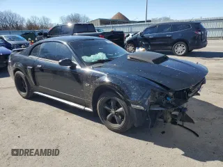 2001 Ford Mustang GT Deluxe with VIN 1FAFP42X81F208610, listed as a Copart auction lot 50938925 with 0 mi miles and Salvage Title. Bid and sale history available at carsss.com. Image 4.