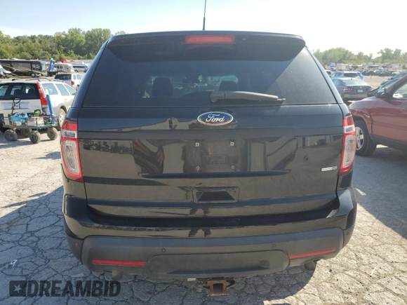 2015 Ford Utility Police Interceptor with VIN 1FM5K8AR1FGC51620, listed as a Copart auction lot 72842244 with 110,134 mi miles and Salvage Title. Bid and sale history available at carsss.com. Image 6.