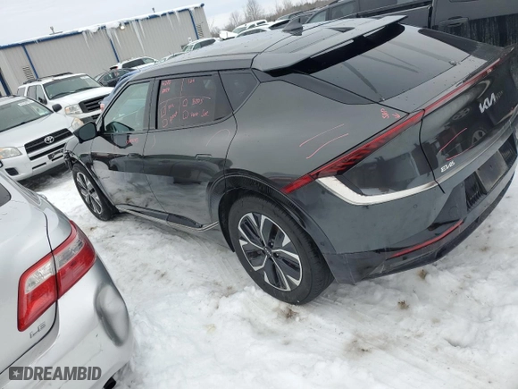 2022 Kia EV6 Wind with VIN KNDC3DLC6N5076463, listed as a Copart auction lot 44938515 with 12,054 mi miles and Salvage Title. Bid and sale history available at carsss.com. Image 2.