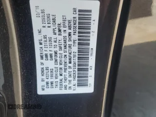 2016 Honda Accord Sport z VIN 1HGCR2F55GA177912, wystawiony jako Copart lot #59403025 z przebiegiem 115 325 mil mil oraz Szkoda całkowita • Salvage title. Historia ofert i sprzedaży dostępna na DreamBid. Obrazek 12.
