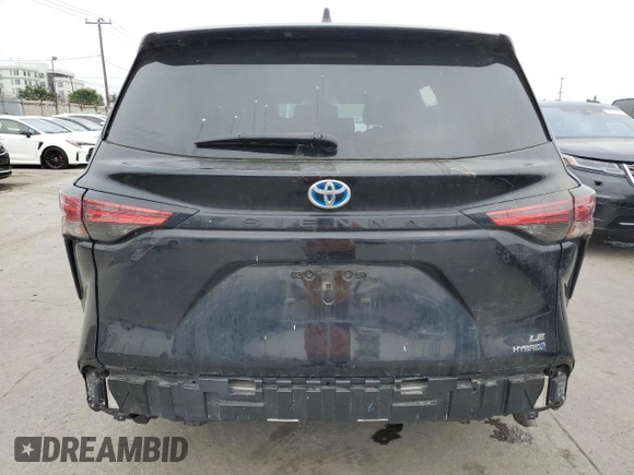 2021 Toyota Sienna LE z VIN 5TDKRKECXMS056186, wystawiony jako Copart lot #60854425 z przebiegiem 30 580 mil mil oraz Szkoda całkowita • Salvage title. Historia ofert i sprzedaży dostępna na DreamBid. Obrazek 6.