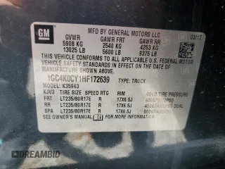2003 Chevrolet Silverado 3500HD LTZ with VIN 1GC4K0CY1HF172639, listed as a Copart auction lot 56269834 with 0 mi miles and Non Repairable. Bid and sale history available at carsss.com. Image 13.
