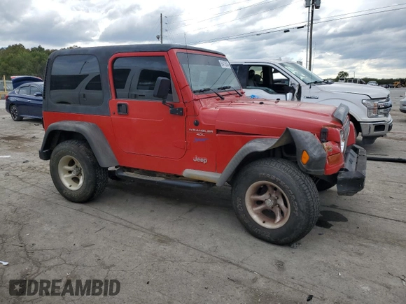 1997 Jeep Wrangler Sport with VIN 1J4FY19S1VP548675, listed as a Copart auction lot 66413504 with 0 mi miles and Salvage Title. Bid and sale history available at carsss.com. Image 4.