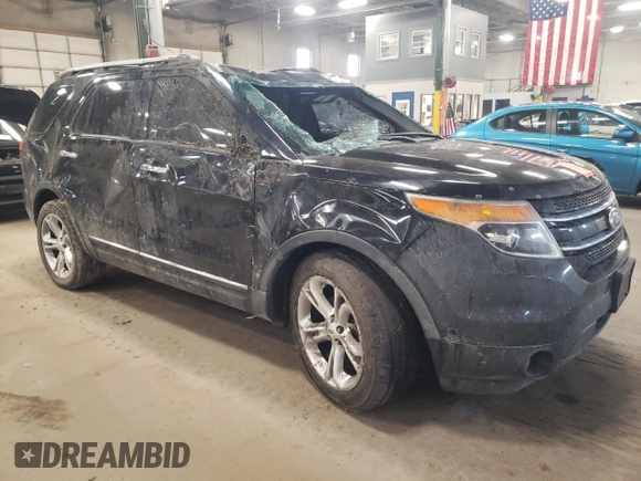 2012 Ford Explorer Limited with VIN 1FMHK8F81CGA15963, listed as a Copart auction lot 51794305 with Not Provided miles and Salvage Title. Bid and sale history available at DreamBid. Image 4.