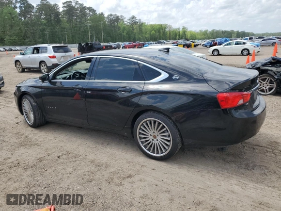 2017 Chevrolet Impala LT with VIN 2G1105S37H9154871, listed as a Copart auction lot 51824015 with 186,105 mi miles and Salvage Title. Bid and sale history available at DreamBid. Image 2.