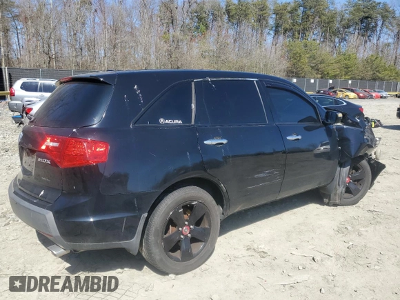 2009 Acura MDX Sport/Entertainment Pkg with VIN 2HNYD28869H514581, listed as a Copart auction lot 50943735 with 202,536 mi miles and Salvage Title. Bid and sale history available at carsss.com. Image 3.