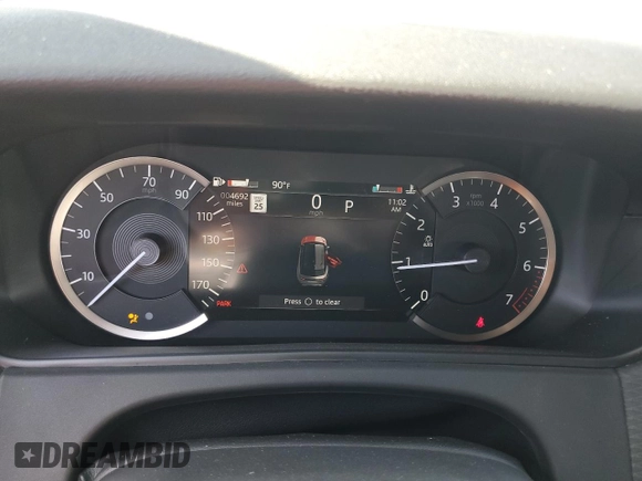 2023 Land Rover Range Rover Velar R-Dynamic S with VIN SALYT2EU1PA358335, listed as a Copart auction lot 84919374 with 4,692 mi miles and Salvage Title. Bid and sale history available at DreamBid. Image 9.